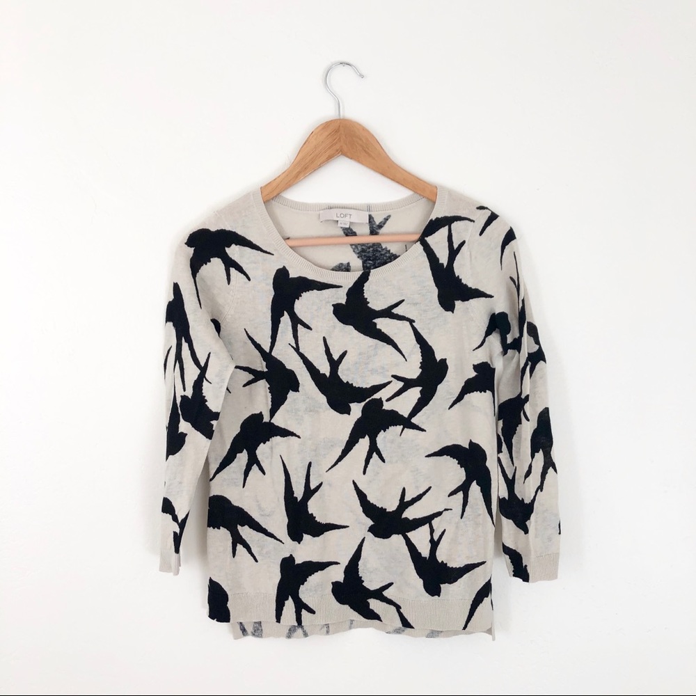 Loft Knit Bird Top